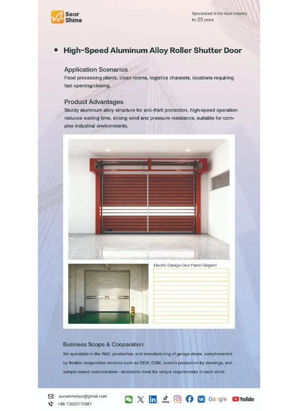 High-Speed Aluminum Alloy Rolling Door