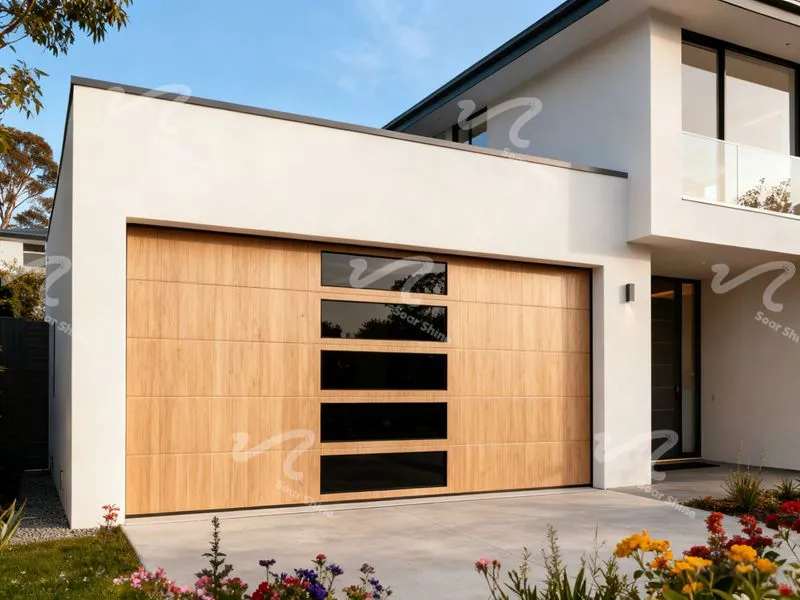 Wooden Panel Garage Doors