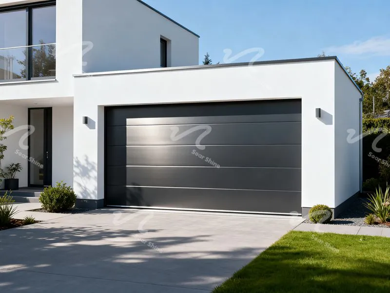 Flat Minimalist Garage Doors