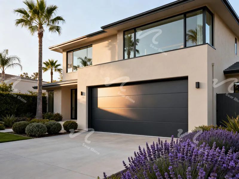 Flat Minimalist Garage Doors