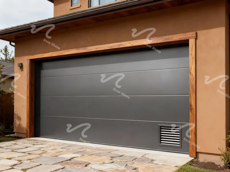 Flat Minimalist Garage Doors