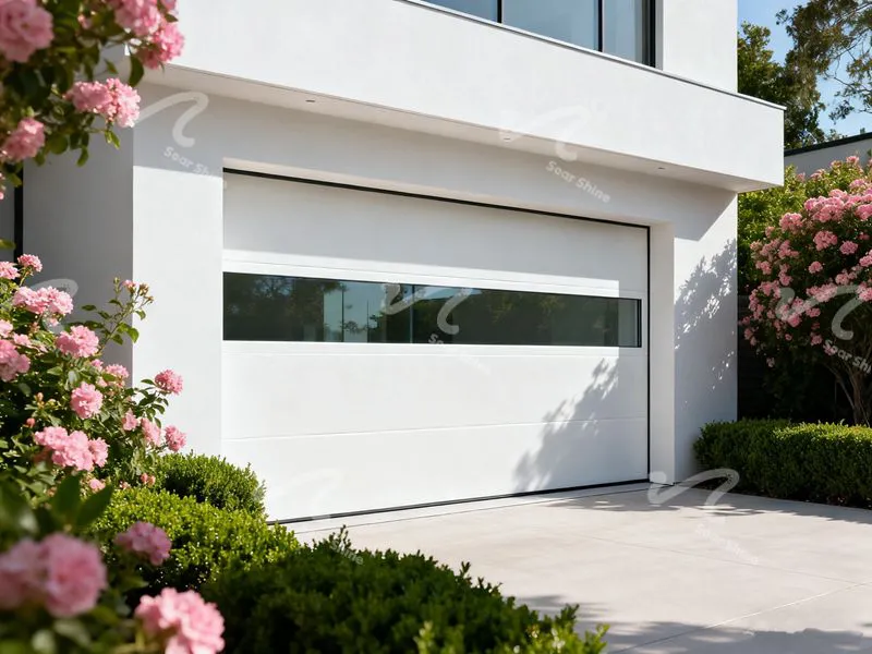 Flat Minimalist Garage Doors