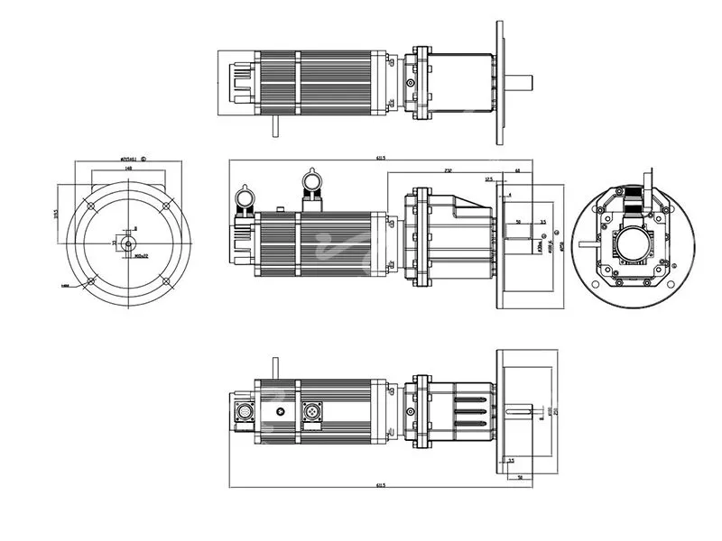 Industrial High-Speed Roll-Up Door Opener