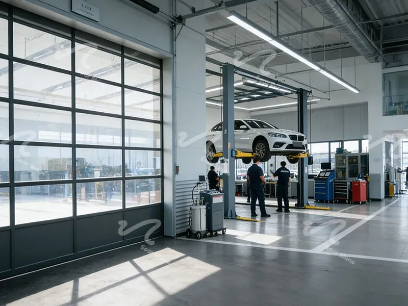 Full-View Aluminum  Lift Door