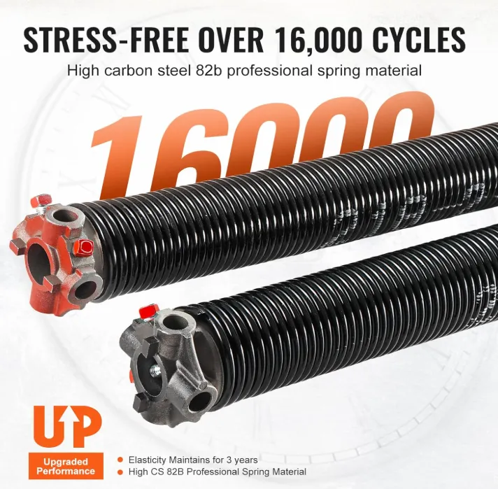 Electrophoresis Coat Steel Torsion Springs for Garage Door