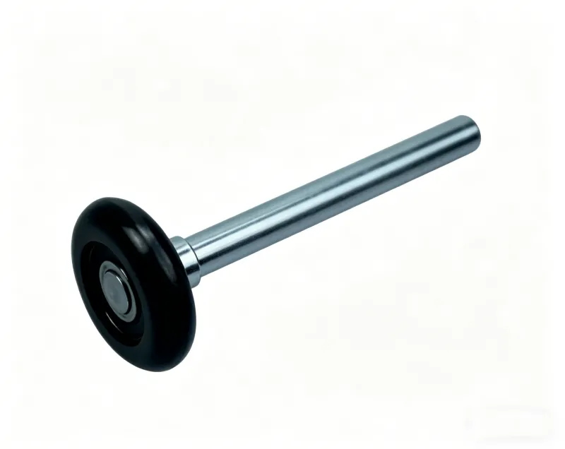 Black Nylon Roller with bearing, 4″&7″ Stem