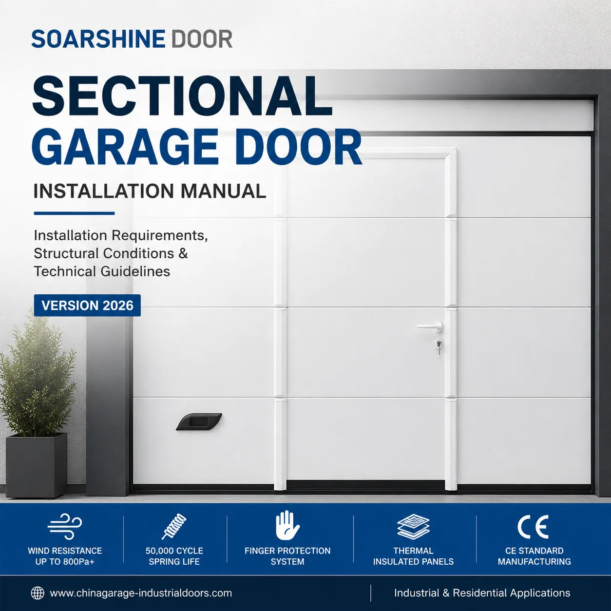 SOARSHINE DOOR  SECTIONAL GARAGE DOOR INSTALLATION MANUAL